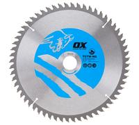 Ox Tools OX-TCTW-NG-2603060 Ox Wood Cutting Negative Rake Circular Saw Blade 260/30Mm 60 Teeth Atb EA