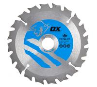 Ox Tools OX-TCTW-TF-1362020 Ox Wood Cutting Thin Kerf Circular Saw Blade 136/20Mm 20 Teeth Atb EA