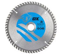 OX Wood Cutting Thin Kerf Circular Saw Blade 160/20mm, 60 Teeth ATB