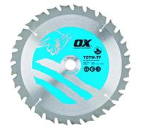 Ox Tools OX-TCTW-TF-1841628 Ox Wood Cutting Thin Kerf Circular Saw Blade 184/16Mm 28 Teeth Atb EA