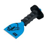 Ox Tools Ox Trade Masonry Brick Bolster With Guard, One Piece Forged Steel - 100mm / 4In