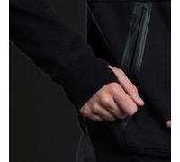 Ox Tools OX-W552906 Ox Zip Through Hoodie - Black/Grey - Xxl EA