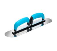 OX Tools Pro Double Handle Pool Trowel (OX-P535618) with Duragrip Soft-Grip Handle and Stainless Steel Blade