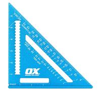 OX Tools Pro Rafter Square 7 Inch, Trim Square, Framing Square, Aluminum, OX-P506503