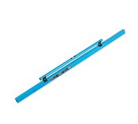 OX TOOLS Pro Series 72-Inch Concrete Screed with Leveling Vial | Aluminum | Lightweight & Reversable Handle | Screed for Cutting and Smoothing | 6' Concrete Screed