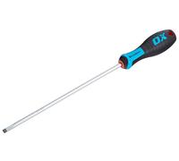 OX Tools Pro Series Slotted Parallel Screwdriver, 200x5.5mm, Magnetic Tip, Ergonomic, Soft Grip, Chrome Vanadium Steel