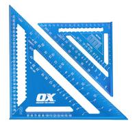 OX Tools Pro Speed Square Set | 300mm & 180mm Aluminium Rafter Squares
