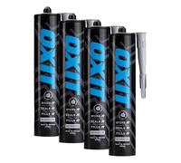OX Tools Sealant and Adhesive Anthracite - 290ml (Pack of 4)