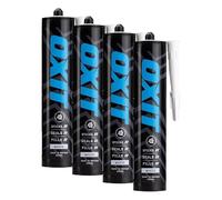 OX Tools Sealant and Adhesive White - 290ml (Pack of 4)