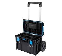 OX Tools TOOLTREK Pro Cart Base Unit, Heavy Duty Rolling Toolbon Wheels with Removable Telescopic Handle, Tool Storage Cart