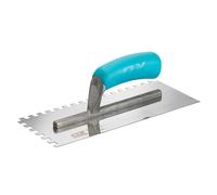 OX Tools Trade Notched Stainless Steel Tiling Trowel - 8mm