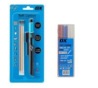 Ox Tools Tuff Carbon Pencil 13 Assorted Lead And Tile Marking Refills Included