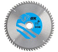 OX Tools Wood Cutting Circular Saw Blade 250/30mm, 60 Teeth ATB