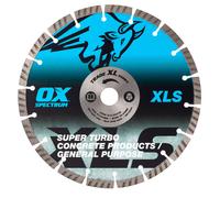 Ox Tools XLS-230/22 Ox Trade Xl Super - Turbo Segmented Diamond Blade - Concrete & Gp - 230/22.23Mm Each