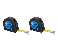 OX Trade 8m Tape Measure - Metric Only,Black/Blue