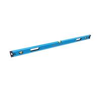 OX Trade Box Spirit Level - 1200mm / 48", Lightweight, High-Accuracy Magnified Vials, Shock-Absorbing Removable End Caps, Ergonomic Cushioned Grips, OX-T024212