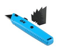 OX Trade Retractable Utility Knife - 5 SK5 Blades, All-Metal Body