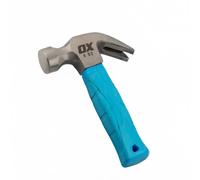 OX Trade Stubby Claw Hammer 8oz - Forged Steel, Fibreglass, Non-Slip | Stubby Claw Hammer for Tight Spaces & DIY - Forged Steel Head, Fibreglass Shaft, Non-Slip Grip for Home Repairs
