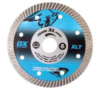 OX Trade Turbo Diamond Blade 125mm - Concrete, Stone & Brick, 22mm Bore
