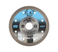 OX Trade XL Cuts All Tiles Diamond Blade - 125mm x 22.23mm Bore | Chip-Free Finish | Wet & Dry Cutting | Ceramic & Natural Stone
