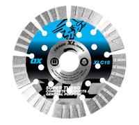 OX Trade XL15mm Turbo Segmented Diamond Blade 125mm, Fast Cut Concrete & GP