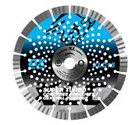 OX Trade XL15mm Turbo Segmented Diamond Blade 230mm, Fast Cut Concrete & GP