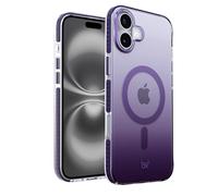 OX Vanguard Case for iPhone 16 Plus - Shockproof Military Grade Drop Protection Anti Scratch Cover Screen & Raised Camera Frame - Compatible with MagSafe - Purple