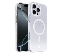 OX Vanguard Case for iPhone 16 Pro Max - Shockproof Military Grade Drop Protection Anti Scratch Cover Screen & Raised Camera Frame - Compatible with MagSafe - White