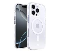 OX Vanguard Case for iPhone 16 Pro - Shockproof Military Grade Drop Protection Anti Scratch Cover Screen & Raised Camera Frame - Compatible with MagSafe - White