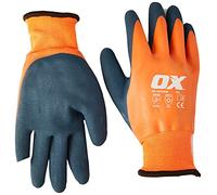 OX Waterproof Thermal Latex Glove Size 9 / Large, Orange/Blue