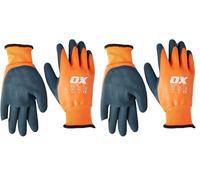 OX Waterproof Thermal Latex Glove Size 9 / Large (Pack of 2)