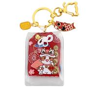 Ox Year Keychain with Compact Design and Fabric Alloy Material Red Lucky Ox Pendant for Bag Gift for Festive and Daily Use