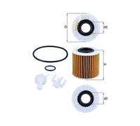 MAHLE OX 414D1 Oil Filter - Oil Filter with Gasket / Gasket Set