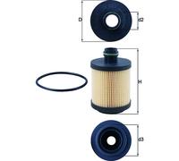 MAHLE Oil Filter - OX553D