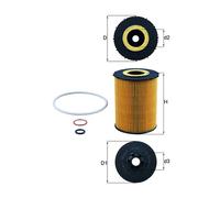 Oil Filter for BMW E60 540i,550i MAHLE original OX636D BMW oe 11427542021