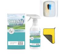 Oxalic Acid Cleaner, 120ml Oxalic Acid Stain Removal Cleaning Spray All-Purpose for Bathroom Floor Tile Countertop, Heavy Duty and Fast With 1*Towel
