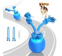 Oxawo Interactive Dog Toys Chew Toy for Dogs - 3 Modes, Motion Activated, Rechargeable, Vibration Dog Barking Balls with Rope