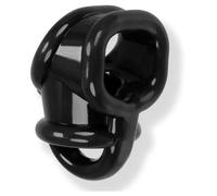 Oxballs Ballsling Ball-Split-Sling Cock Ring Testicle Stretcher Bondage Black