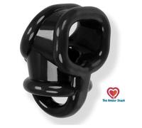 Oxballs BALLSLING Cock and Ball Sling With Ballsplitter Black