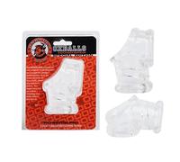 Oxballs Powerballs cocksling and ballstretcher Clear - Explore Sensational Pleasure and Stretching with This Clear Powerballs Cocksling and Ballstretcher by Oxballs