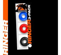 Oxballs RINGER 3 PACK FLEX TPR Rubber Stacking Ball Stretcher And Cock Rings