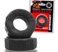 Oxballs Silicone Cock Ring SPROCKET Night Edition Ball Stretcher Stacking Nutt
