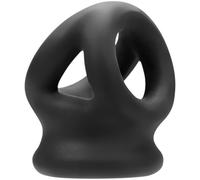 Oxballs Tri-Squeeze Cocksling Ballstretcher Black OS