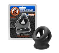 Oxballs Tri-Squeeze Cocksling Ballstretcher Black OS
