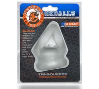 Oxballs TRI-SQUEEZE COCKSLING Cock Ball Ring TESTICLE STRETCHER Genuine Clear