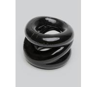 Oxballs Z-Balls 3-in-1 Cock Ring and Ball Stretcher - Black Black