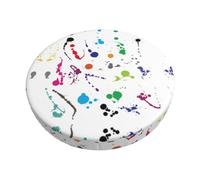 OXbnmm Abstract Paint Splashes Printed Stool Seat Protector, Thick Foam Padded Cushion Cover For Comfortable Daily Sitting