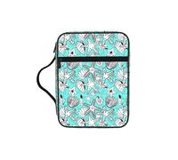 OXbnmm Beautiful Starfish Printed Bible Cover Case, Protective Travel Organizer for Journal, Portable Church Book Bag