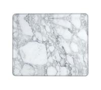 OXbnmm Black Textured Marble Large Extended Mouse Pad With Lock Edge & Non-Slip Base, Thick Durable Desk Mat For Work