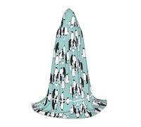 OXbnmm Cute Penguins Teenager Hooded Cape Cloak Small Cosplay Costume Witch Vampire Wizard Masquerade Ball Stage